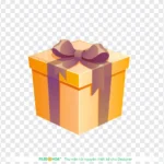 Png hộp quà nền trong suốt gift box with transparent background 14352