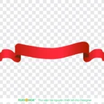 Png ruy băng đỏ nền trong suốt red ribbon on a transparent background 11714