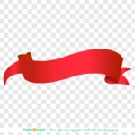 Png ruy băng đỏ nền trong suốt red ribbon on a transparent background 11717