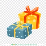 Png hộp quà nền trong suốt gift box with transparent background 14355