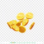Psd tiền xu tiền vàng nền trong suốt coin and gold coin transparent background 13269