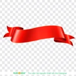 Png ruy băng đỏ nền trong suốt red ribbon on a transparent background 11720