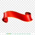 Png ruy băng đỏ nền trong suốt red ribbon on a transparent background 11723