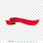Png ruy băng đỏ nền trong suốt red ribbon on a transparent background 11726