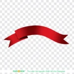 Png ruy băng đỏ nền trong suốt red ribbon on a transparent background 11729
