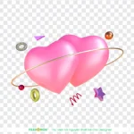 Png trái tim nền trong suốt heart with transparent background 11571