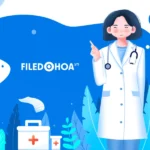 Psd bác sĩ y tá hình vẽ minh hoạ doctor nurse illustration 12444