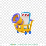 Png xe đẩy mua sắm nền trong suốt Transparent background shopping cart 12821