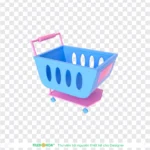 Png xe đẩy mua sắm nền trong suốt Transparent background shopping cart 12824