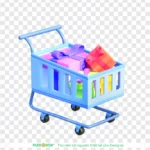 Png xe đẩy mua sắm nền trong suốt Transparent background shopping cart 12833