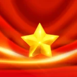 Psd nền màu đỏ ngôi sao sự kiện red background with event star 12555
