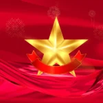 Psd nền màu đỏ ngôi sao sự kiện red background with event star 12558