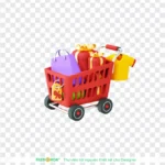 Png xe đẩy mua sắm nền trong suốt Transparent background shopping cart 12839