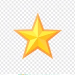 Psd ngôi sao nền trong suốt star transparent background 12425