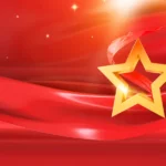 Psd nền màu đỏ ngôi sao sự kiện red background with event star 12567