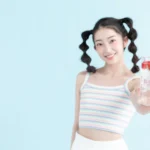 Jpg photo model cô gái chụp ảnh thức uống girl posing for a drink 11900