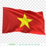 Psd lá cờ Việt Nam flag Vietname 13989