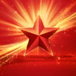 Jpg photo hình nền màu đỏ ngôi sao ánh sáng red background with starlight 12486