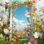 Jpg photo bãi cỏ cổng hoa hình nền lawn, flower gate, wallpaper 11653