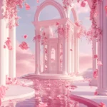 Jpg photo hình nền cổng vòm và hoa archway and flowers as background 11632