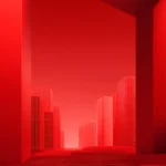 Jpg background thành phố màu đỏ red city 12606