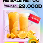 Psd poster thiết kế trà chanh design for lemon tea 13301