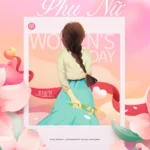 Psd poster quốc tế phụ nữ hình nền International Women’s Day wallpaper 13804