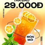 Psd poster thiết kế trà chanh design for lemon tea 13298