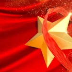 Psd nền màu đỏ ngôi sao sự kiện red background with event star 12573