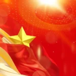 Psd nền màu đỏ ngôi sao sự kiện red background with event star 12579