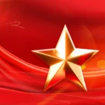 Psd nền màu đỏ ngôi sao sự kiện red background with event star 12582