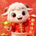 Jpg photo hình con dê năm mới 2027 goat for the New Year 2027 11492