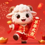 Jpg photo hình con dê năm mới 2027 goat for the New Year 2027 11495