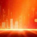 Psd background màu đỏ thành phố red city 12119
