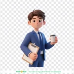 PNG hình 3D doanh nhân nam image of a male businessman 11195