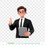 PNG hình 3D doanh nhân nam image of a male businessman 11177