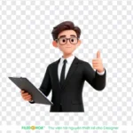 PNG hình 3D doanh nhân nam image of a male businessman 11180