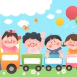 Vector hình vẽ minh hoạ trẻ em vui chơi illustration of children playing 13608