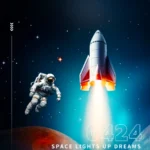 Psd phi hành gia vũ trụ dãi ngân hà Space astronaut galaxy 15715
