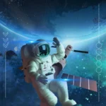 Psd phi hành gia vũ trụ dãi ngân hà Space astronaut galaxy 15721
