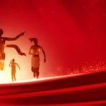 Psd background màu đỏ ánh sáng red light 15299