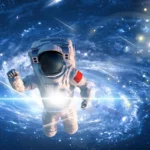 Psd phi hành gia vũ trụ dãi ngân hà Space astronaut galaxy 15583