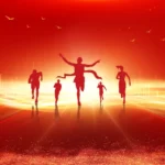 Psd background màu đỏ ánh sáng red light 15284
