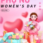 Psd poster quốc tế phụ nữ International Women’s Day 15073