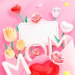 Psd hình nền ngày của mẹ Mother’s Day wallpaper 15030
