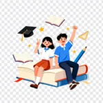 Png học sinh sinh viên hình vẽ nền trong suốt Student drawing with transparent background 15119