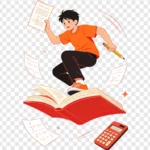 Png học sinh sinh viên hình vẽ nền trong suốt Student drawing with transparent background 15134
