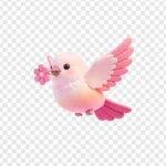 Png con chim 3D nền trong suốt bird with transparent background 15149