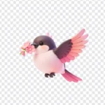 Png con chim 3D nền trong suốt bird with transparent background 15155