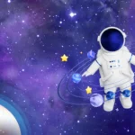 Psd phi hành gia vũ trụ dãi ngân hà Space astronaut galaxy 15595